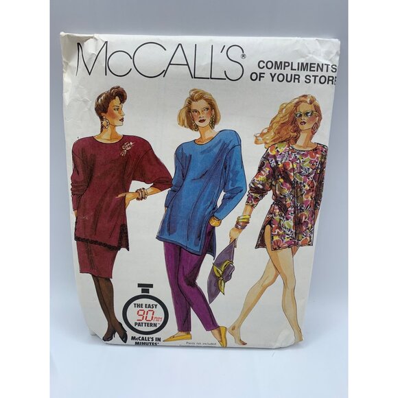 McCall's Misses Shirts Tunic Skirts Sewing Pattern sz 10-20 0010 - uncut - Picture 1 of 2
